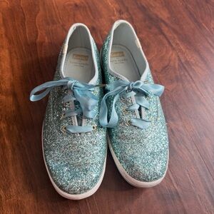 Keds × Kate Spade New York Champion Glitter Sneaker In Blue